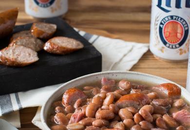Pinto Beans with Smoked Sausage