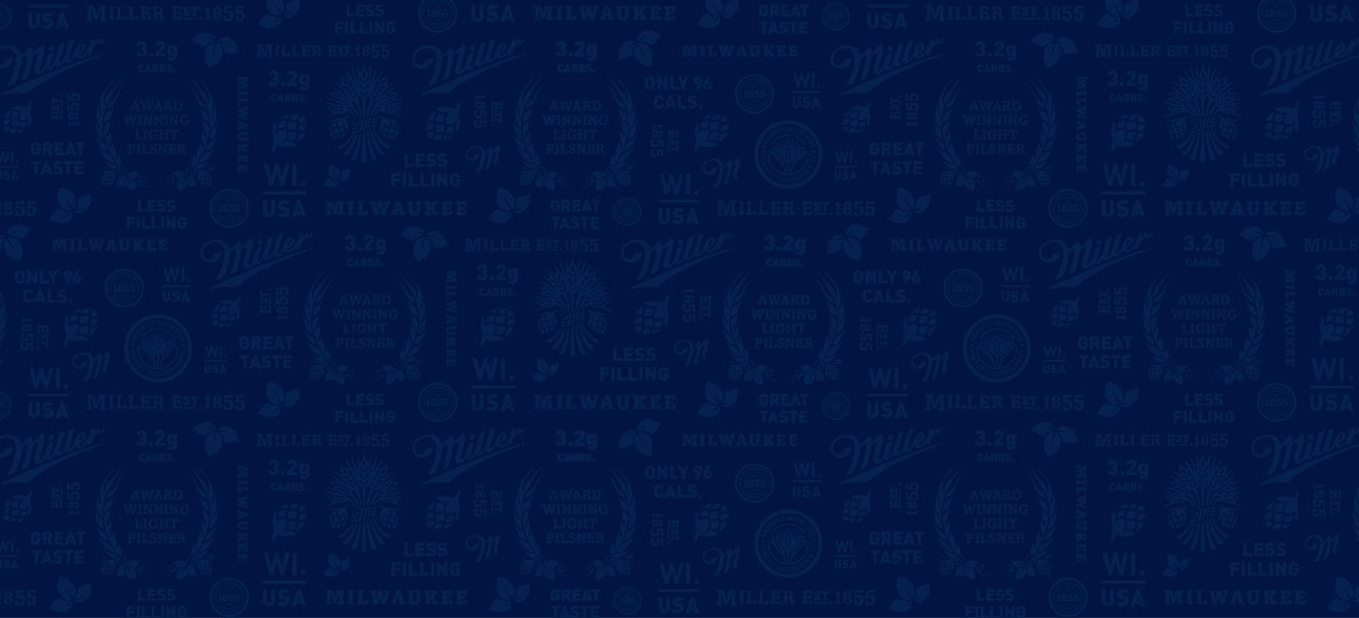 Miller Lite pattern background