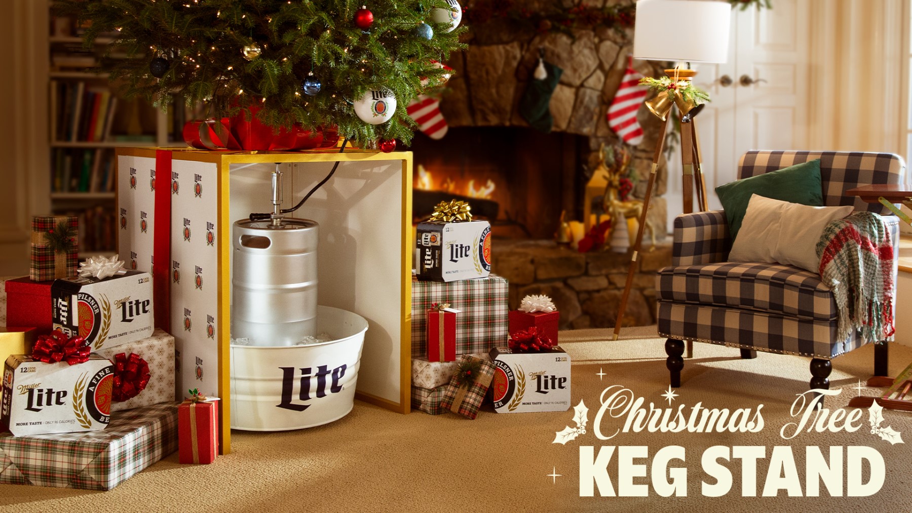 Tree Keg Stand