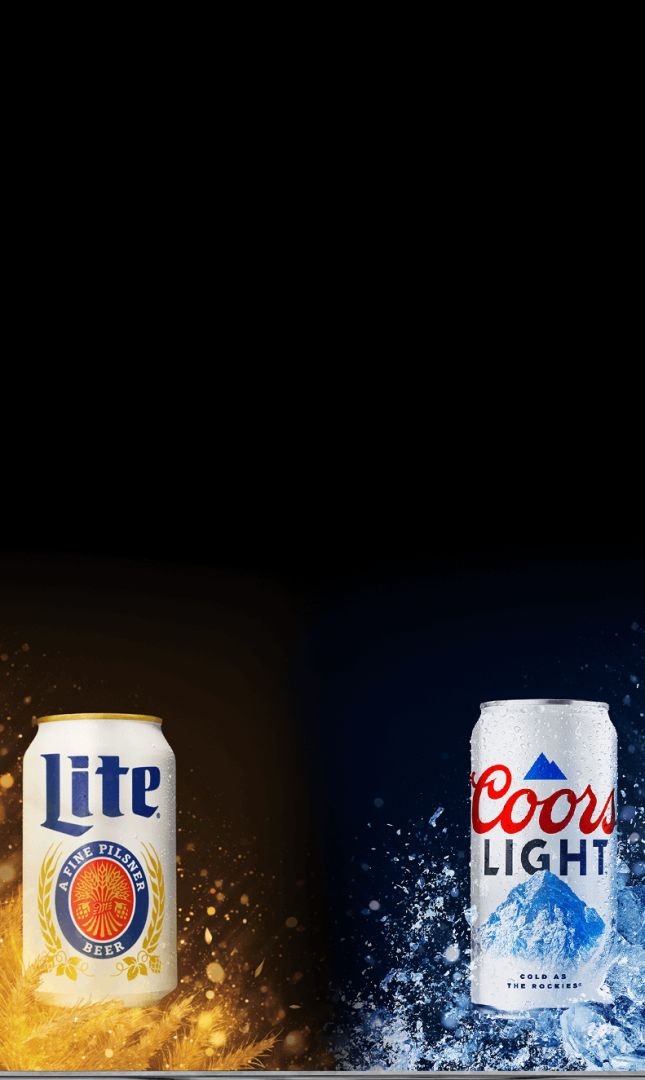 Miller Lite and Coors Light background