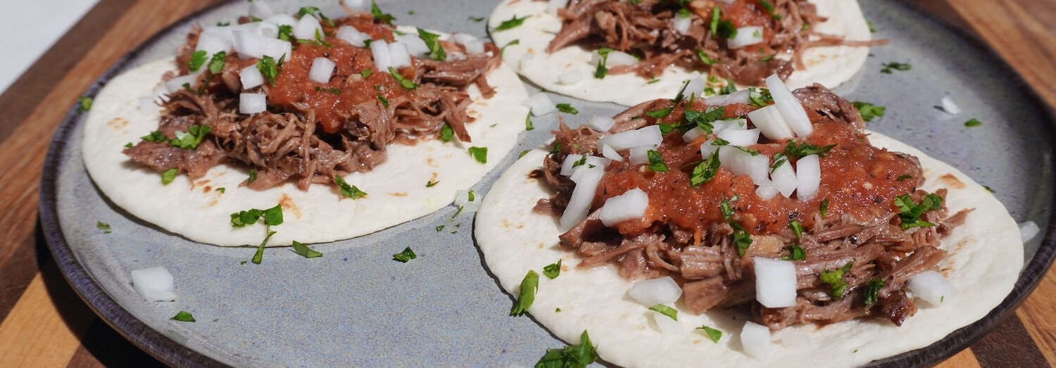 Al Pastor Style Pulled Pork Tacos